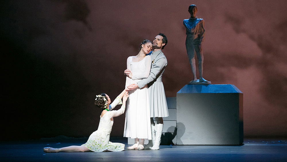 Former Principal Dancer Jillian Vanstone, Former First Soloist Hannah Fischer and Former Principal Dancer Piotr Stanczyk