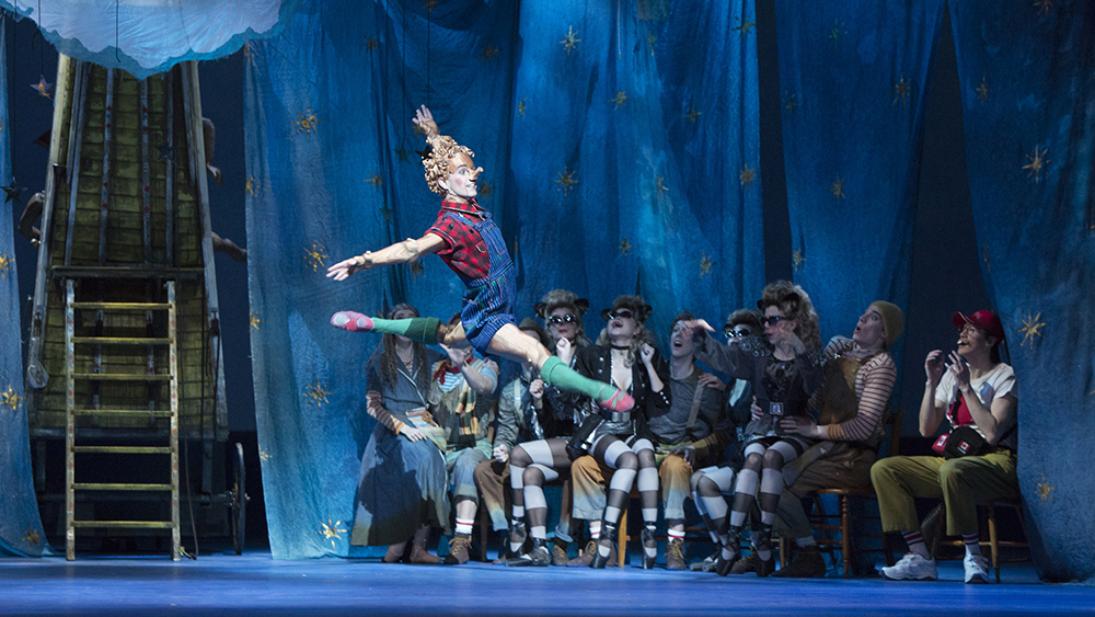 Jack Bertinshaw in Pinocchio. Photo by Aleksandar Antonijevic.